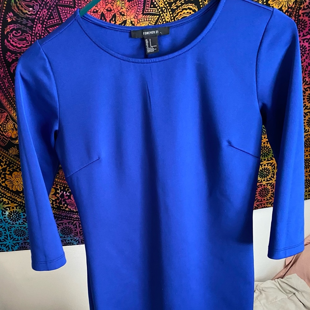 Blue Shift Dress